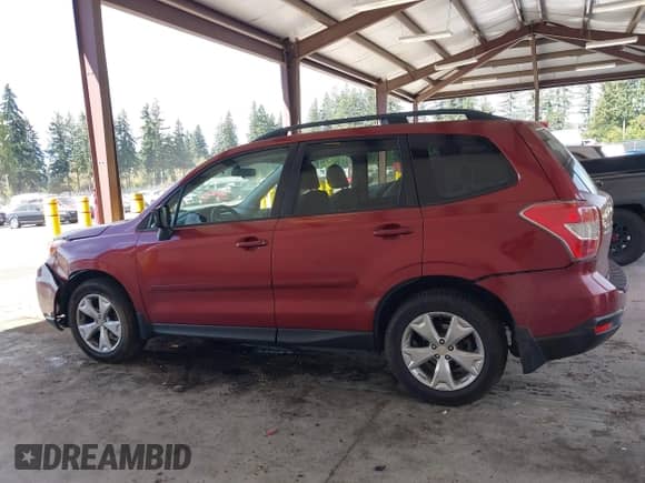 2015 Subaru Forester Premium with VIN JF2SJADC6FH588255, listed as a IAAI auction lot 43461340 with 140,946 mi miles and . Bid and sale history available at DreamBid. Image 15.