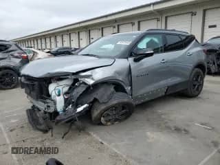 2024 Chevrolet Blazer LT with VIN 3GNKBDRSXRS207359, listed as a Copart auction lot 63975445 with 18,573 mi miles and Salvage title. Bid and sale history available at DreamBid. Image 1.