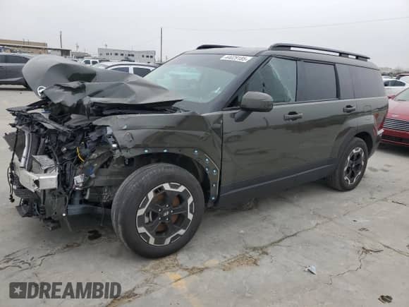 2024 Hyundai Santa Fe SEL z VIN 5NMP24GL0RH014199, wystawiony jako Copart lot #44029185 z przebiegiem 42 812 mil mil oraz Czysty tytuł • Clean title. Historia ofert i sprzedaży dostępna na DreamBid. Obrazek 1.