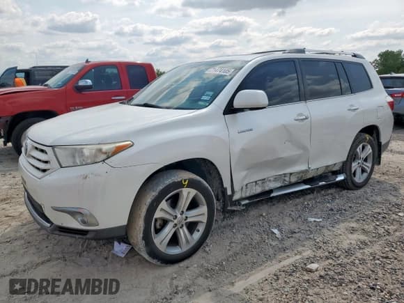 ✅ 2012 Toyota Highlander Limited • VIN: 5TDYK3EH5CS064579 • Lot: 71474105. Listed on Copart with 188,294 mi. Free auction sales archive from the USA and detailed vehicle history report at DreamBid. Image 1.