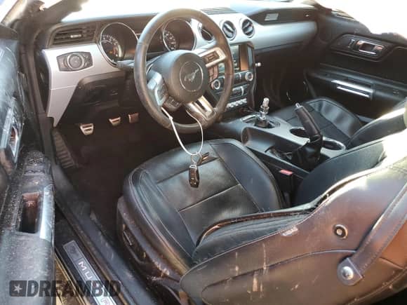 2015 Ford Mustang GT Premium with VIN 1FA6P8CF9F5406199, listed as a Copart auction lot 84712275 with 46,586 mi miles and Salvage title. Bid and sale history available at DreamBid. Image 8.