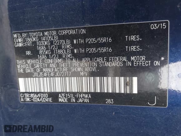 ✅ 2015 Scion xB • VIN: JTLZE4FE4FJ072717 • Lot: 43642740. Wystawiony na IAAI z przebiegiem 159 857 mil. Bezpłatny archiwum sprzedaży aukcyjnych z USA i szczegółowy raport historii pojazdu na DreamBid. Zdjęcie 9.