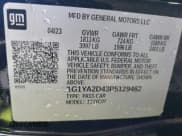 ✅ 2023 Chevrolet Corvette 1LT • VIN: 1G1YA2D43P5129462 • Lot: 41154975. Listed on IAAI with 23,018 mi. Free auction sales archive from the USA and detailed vehicle history report at DreamBid. Image 9.