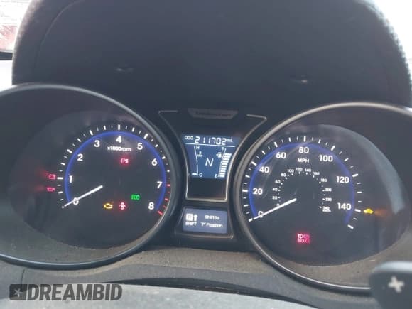 ✅ 2013 Hyundai Veloster Turbo • VIN: KMHTC6AE0DU098815 • Lot: 43788034. Listed on IAAI with 211,702 mi. Free auction sales archive from the USA and detailed vehicle history report at DreamBid. Image 7.