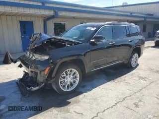 2021 Jeep Grand Cherokee Summit Reserve with VIN 1C4RJKEGXM8109031, listed as a Copart auction lot 81243414 with Not provided miles and Salvage title. Bid and sale history available at DreamBid. Image 1.