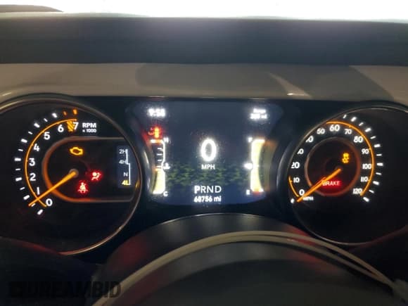 ✅ 2021 Jeep Wrangler Unlimited Islander • VIN: 1C4HJXDG5MW656634 • Lot: 93234955. Listed on Copart with 68,756 mi. Free auction sales archive from the USA and detailed vehicle history report at DreamBid. Image 9.