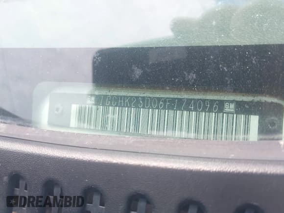 ✅ 2006 Chevrolet Silverado 2500HD LT3 • VIN: 1GCHK23D06F174096 • Лот: 42561823. Опубликован ранее на IAAI с пробегом 235 983 миль. Бесплатный доступ к архиву аукционных продаж из США и подробный отчёт об истории автомобиля на DreamBid. Изображение 9.