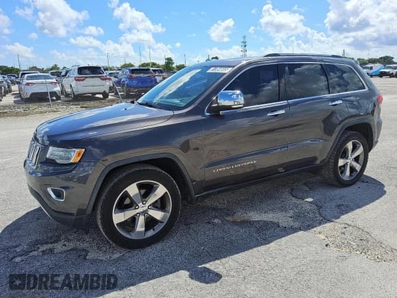 ✅ 2015 Jeep Grand Cherokee Limited • VIN: 1C4RJEBG6FC906320 • Lot: 81384665. Listed on Copart with 140,796 mi. Free auction sales archive from the USA and detailed vehicle history report at DreamBid. Image 1.