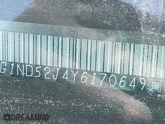 2000 Chevrolet Malibu z VIN 1G1ND52J4Y6170649, wystawiony jako IAAI lot #42821484 z przebiegiem 175 192 mil mil oraz . Historia ofert i sprzedaży dostępna na DreamBid. Obrazek 9.