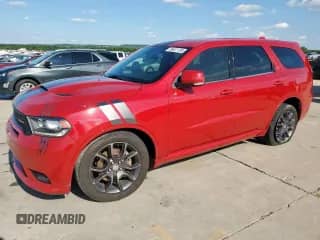 2018 Dodge Durango R/T with VIN 1C4SDHCT1JC490143, listed as a Copart auction lot 56431135 with 103,187 mi miles and Clean title. Bid and sale history available at DreamBid. Image 1.