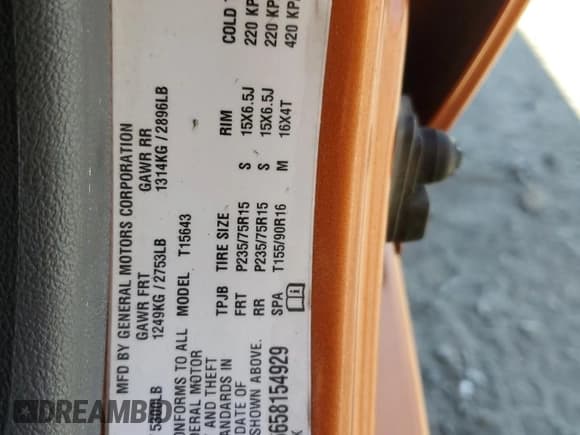 ✅ 2005 Chevrolet Colorado 1SC LS Z85 • VIN: 1GCDT136658154929 • Лот: 60530065. Опубликован ранее на Copart с пробегом 192 419 миль. Бесплатный доступ к архиву аукционных продаж из США и подробный отчёт об истории автомобиля на DreamBid. Изображение 12.