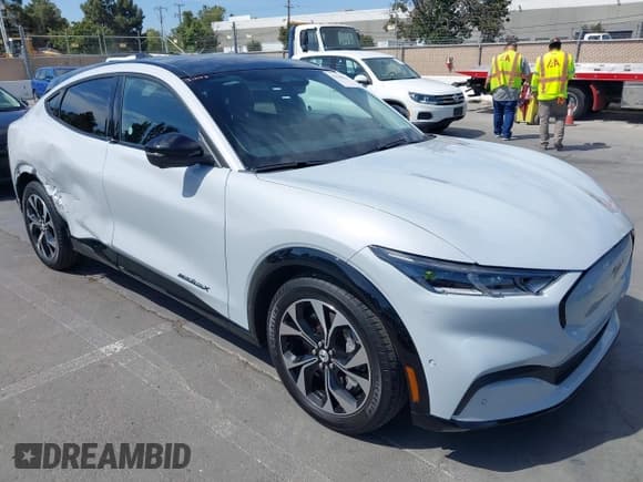 ✅ 2023 Ford Mustang Mach-E Premium • VIN: 3FMTK3SUXPMA73825 • Lot: 42508806. Listed on IAAI with 21,422 mi. Free auction sales archive from the USA and detailed vehicle history report at DreamBid. Image 1.