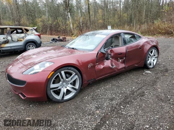 ✅ 2012 Fisker Karma EcoChic • VIN: YH4K16AAXCA001340 • Лот: 78439634. Опубликован ранее на Copart с пробегом 70 515 миль. Бесплатный доступ к архиву аукционных продаж из США и подробный отчёт об истории автомобиля на DreamBid. Изображение 1.
