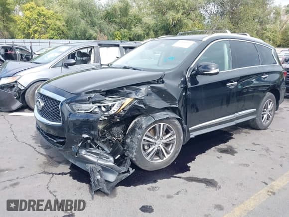 ✅ 2020 Infiniti QX60 Luxe • VIN: 5N1DL0MM8LC521875 • Lot: 43334995. Listed on IAAI with 79,210 mi. Free auction sales archive from the USA and detailed vehicle history report at DreamBid. Image 2.