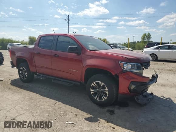 ✅ 2021 Chevrolet Colorado 4WD Z71 • VIN: 1GCGTDEN6M1109273 • Lot: 80064395. Listed on Copart with 39,500 mi. Free auction sales archive from the USA and detailed vehicle history report at DreamBid. Image 4.