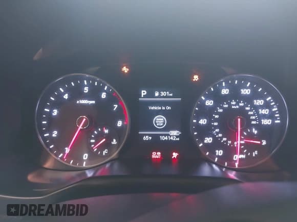 ✅ 2019 Hyundai Elantra Sport • VIN: KMHD04LB0KU887208 • Lot: 42259299. Listed on IAAI with 104,142 mi. Free auction sales archive from the USA and detailed vehicle history report at DreamBid. Image 7.