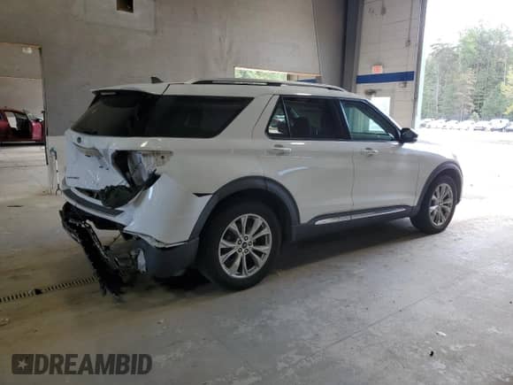 2021 Ford Explorer Limited with VIN 1FMSK8FH0MGB36202, listed as a Copart auction lot 85154415 with 107,956 mi miles and Salvage title. Bid and sale history available at DreamBid. Image 3.