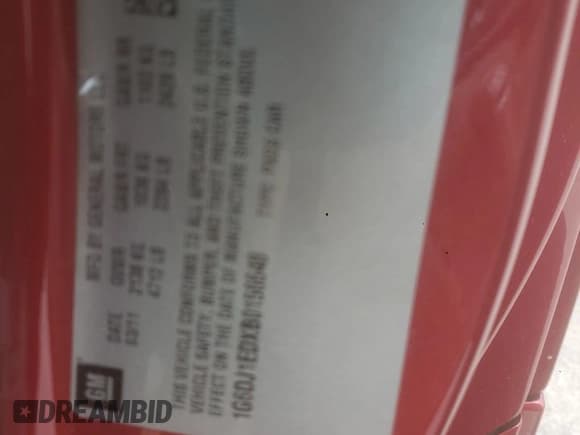 ✅ 2011 Cadillac CTS Performance • VIN: 1G6DJ1EDXB0156648 • Лот: 87362535. Опубликован ранее на Copart с пробегом 57 550 миль. Бесплатный доступ к архиву аукционных продаж из США и подробный отчёт об истории автомобиля на DreamBid. Изображение 13.