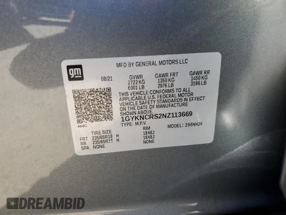 ✅ 2022 Cadillac XT5 FWD Premium Luxury • VIN: 1GYKNCRS2NZ113669 • Lot: 68668235. Wystawiony na Copart z przebiegiem 22 338 mil. Bezpłatny archiwum sprzedaży aukcyjnych z USA i szczegółowy raport historii pojazdu na DreamBid. Zdjęcie 13.