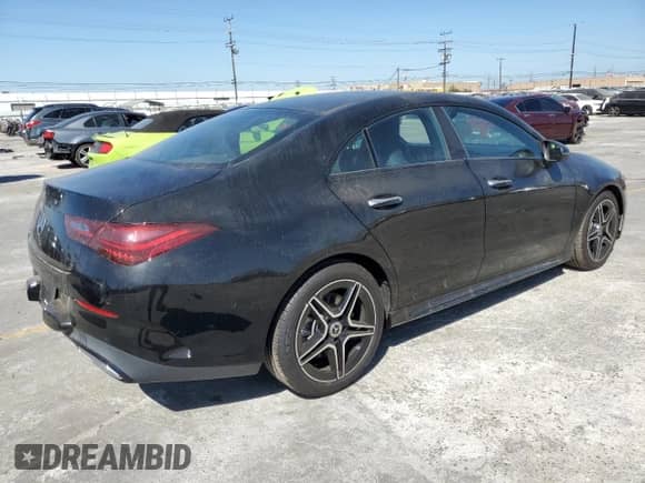 2024 Mercedes-Benz CLA 250 с VIN W1K5J4GB4RN456820, выставлен на аукционе Copart как лот 66040655 с пробегом Не указан миль и Списание • Salvage title. История ставок и продаж доступна на DreamBid. Изображение 3.