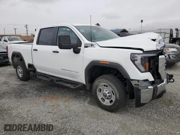 ✅ 2025 GMC Sierra 2500HD Pro • VIN: 1GT4ULE78SF136437 • Lot: 43976465. Listed on Copart with 3,481 mi. Free auction sales archive from the USA and detailed vehicle history report at DreamBid. Image 4.