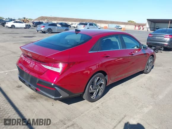 2024 Hyundai Elantra SEL with VIN KMHLS4DGXRU691755, listed as a IAAI auction lot 43173339 with 12,759 mi miles and . Bid and sale history available at DreamBid. Image 4.