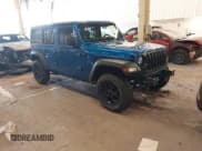 ✅ 2021 Jeep Wrangler Unlimited Sport S • VIN: 1C4HJXDG9MW797013 • Lot: 41966754. Listed on IAAI with 53,583 mi. Free auction sales archive from the USA and detailed vehicle history report at DreamBid. Image 1.