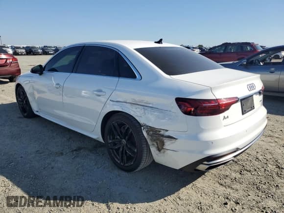 ✅ 2023 Audi A4 S line Premium Plus • VIN: WAUEAAF41PN005947 • Lot: 82267785. Listed on Copart with 51,673 mi. Free auction sales archive from the USA and detailed vehicle history report at DreamBid. Image 2.