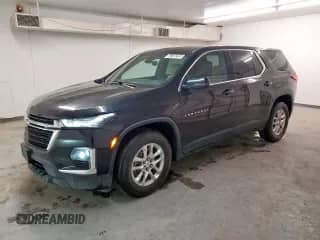 2022 Chevrolet Traverse LS with VIN 1GNERFKW3NJ151519, listed as a Copart auction lot 83766285 with 18,697 mi miles and Clean title. Bid and sale history available at DreamBid. Image 1.