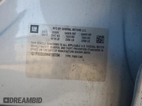 ✅ 2017 Chevrolet Bolt EV Premier • VIN: 1G1FX6S08H4158704 • Lot: 85704164. Wystawiony na Copart z przebiegiem 57 596 mil. Bezpłatny archiwum sprzedaży aukcyjnych z USA i szczegółowy raport historii pojazdu na DreamBid. Zdjęcie 12.