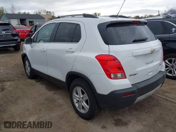 2016 Chevrolet Trax LT z VIN 3GNCJLSB2GL253948, wystawiony jako IAAI lot #43400648 z przebiegiem 96 608 mil mil oraz . Historia ofert i sprzedaży dostępna na DreamBid. Obrazek 3.