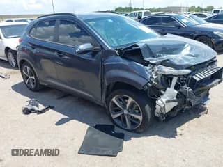✅ 2019 Hyundai Kona Ultimate • VIN: KM8K53A57KU199299 • Лот: 42990680. Опубликован ранее на IAAI с пробегом 71 599 миль. Бесплатный доступ к архиву аукционных продаж из США и подробный отчёт об истории автомобиля на DreamBid. Изображение 1.