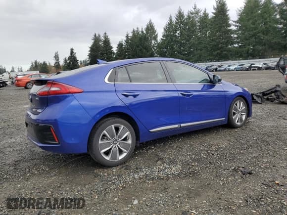 ✅ 2019 Hyundai Ioniq Limited • VIN: KMHC05LC9KU129619 • Lot: 91327735. Listed on Copart with 37,145 mi. Free auction sales archive from the USA and detailed vehicle history report at DreamBid. Image 3.