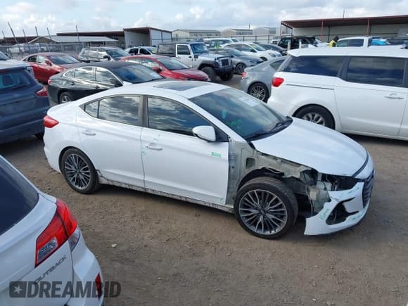 ✅ 2018 Hyundai Elantra Sport • VIN: KMHD04LB3JU456943 • Lot: 43374044. Listed on IAAI with 146,684 mi. Free auction sales archive from the USA and detailed vehicle history report at DreamBid. Image 14.