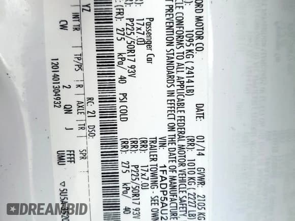 ✅ 2014 Ford C-Max SE • VIN: 1FADP5AU2EL505139 • Лот: 54165885. Опубликован ранее на Copart с пробегом 112 291 миль. Бесплатный доступ к архиву аукционных продаж из США и подробный отчёт об истории автомобиля на DreamBid. Изображение 12.