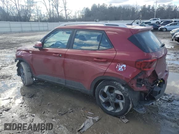 ✅ 2023 Hyundai Venue Limited • VIN: KMHRC8A39PU213615 • Lot: 47274265. Listed on Copart with 53,256 mi. Free auction sales archive from the USA and detailed vehicle history report at DreamBid. Image 2.