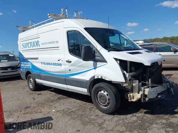 ✅ 2017 Ford Transit • VIN: 1FTYR2CG5HKA20029 • Lot: 43415861. Listed on IAAI with 294,385 mi. Free auction sales archive from the USA and detailed vehicle history report at DreamBid. Image 1.