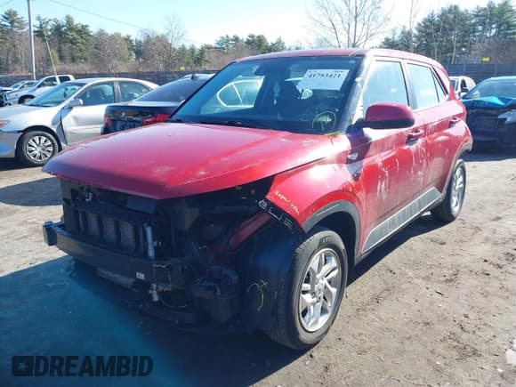 ✅ 2021 Hyundai Venue SE • VIN: KMHRB8A37MU126746 • Lot: 41753421. Listed on IAAI with 49,928 mi. Free auction sales archive from the USA and detailed vehicle history report at DreamBid. Image 2.