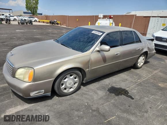 ✅ 2002 Cadillac DeVille • VIN: 1G6KD54Y32U252947 • Lot: 65464945. Listed on Copart with 142,698 mi. Free auction sales archive from the USA and detailed vehicle history report at DreamBid. Image 1.