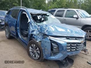 ✅ 2025 Chevrolet Equinox AWD LT • VIN: 3GNAXPEG6SL183903 • Lot: 42944409. Wystawiony na IAAI z przebiegiem 15 390 mil. Bezpłatny archiwum sprzedaży aukcyjnych z USA i szczegółowy raport historii pojazdu na DreamBid. Zdjęcie 1.