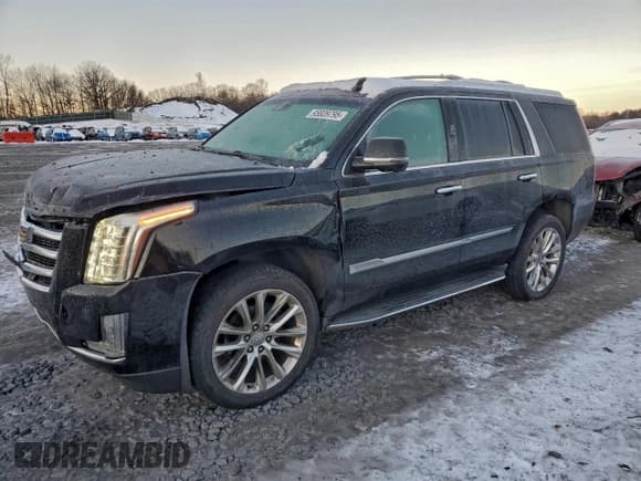 ✅ 2018 Cadillac Escalade Luxury • VIN: 1GYS4BKJ6JR362517 • Lot: 95839795. Listed on Copart with 91,783 mi. Free auction sales archive from the USA and detailed vehicle history report at DreamBid. Image 1.