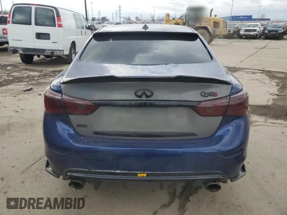 ✅ 2017 Infiniti Q50 Red Sport 400 • VIN: JN1FV7AR4HM870911 • Lot: 91848395. Listed on Copart with 65,532 mi. Free auction sales archive from the USA and detailed vehicle history report at DreamBid. Image 6.