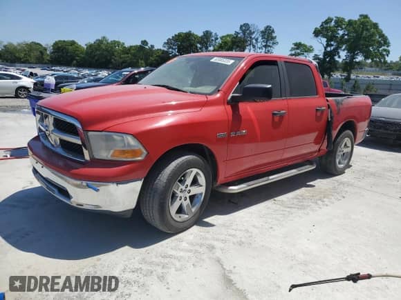 2009 Dodge 1500 Sport with VIN 1D3HB13T99J501623, listed as a Copart auction lot 52085335 with Not provided miles and Salvage title. Bid and sale history available at DreamBid. Image 1.