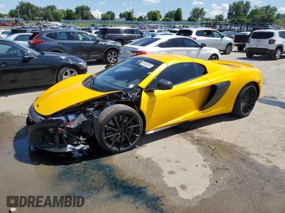 ✅ 2016 McLaren 650S • VIN: SBM11FAA8GW006073 • Лот: 61343515. Опубликован ранее на Copart с пробегом 41 165 миль. Бесплатный доступ к архиву аукционных продаж из США и подробный отчёт об истории автомобиля на DreamBid. Изображение 1.