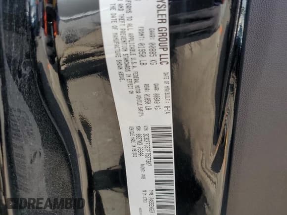 ✅ 2015 FIAT 500e • VIN: 3C3CFFGE7FT527307 • Lot: 64057184. Listed on Copart with 49,953 mi. Free auction sales archive from the USA and detailed vehicle history report at DreamBid. Image 13.