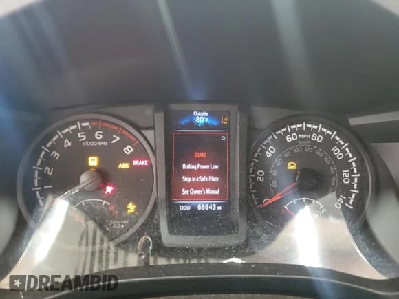 ✅ 2023 Toyota Tacoma SR • VIN: 3TYRX5GN4PT074261 • Лот: 84918155. Опубликован ранее на Copart с пробегом 66 643 миль. Бесплатный доступ к архиву аукционных продаж из США и подробный отчёт об истории автомобиля на DreamBid. Изображение 9.