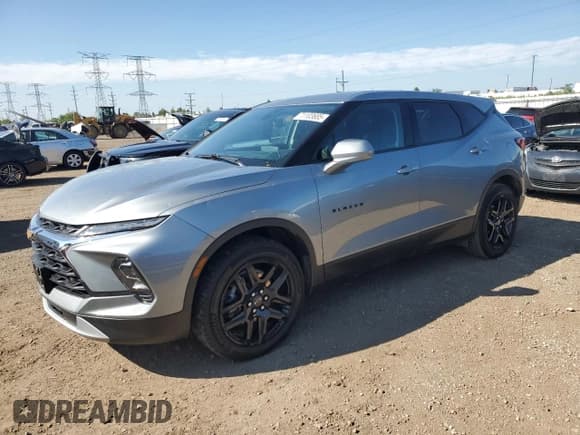 ✅ 2023 Chevrolet Blazer LT • VIN: 3GNKBHR40PS178511 • Lot: 71103685. Listed on Copart with 24,763 mi. Free auction sales archive from the USA and detailed vehicle history report at DreamBid. Image 1.