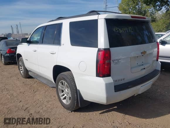 2015 Chevrolet Tahoe LT z VIN 1GNSKBKC3FR279459, wystawiony jako IAAI lot #43349972 z przebiegiem 112 043 mil mil oraz . Historia ofert i sprzedaży dostępna na DreamBid. Obrazek 3.