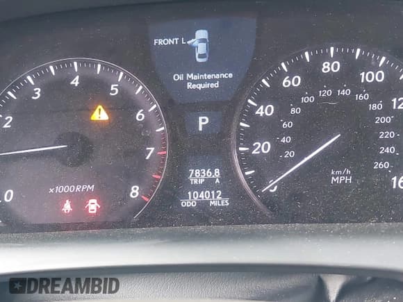 ✅ 2007 Lexus LS 460 • VIN: JTHBL46F975022934 • Lot: 43528499. Wystawiony na IAAI z przebiegiem 104 012 mil. Bezpłatny archiwum sprzedaży aukcyjnych z USA i szczegółowy raport historii pojazdu na DreamBid. Zdjęcie 7.