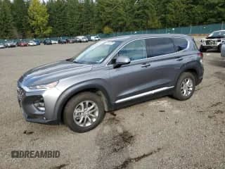2019 Hyundai Santa Fe SEL z VIN 5NMS3CAD6KH037964, wystawiony jako Copart lot #86651205 z przebiegiem 133 821 mil mil oraz Czysty tytuł • Clean title. Historia ofert i sprzedaży dostępna na DreamBid. Obrazek 1.